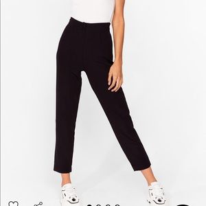NWOT Nastygal Smart High Waisted Tailored Pants